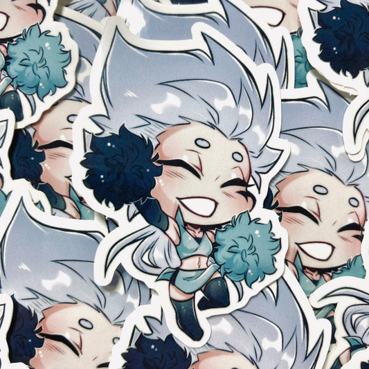 Cheer Chibi Rasca Sticker