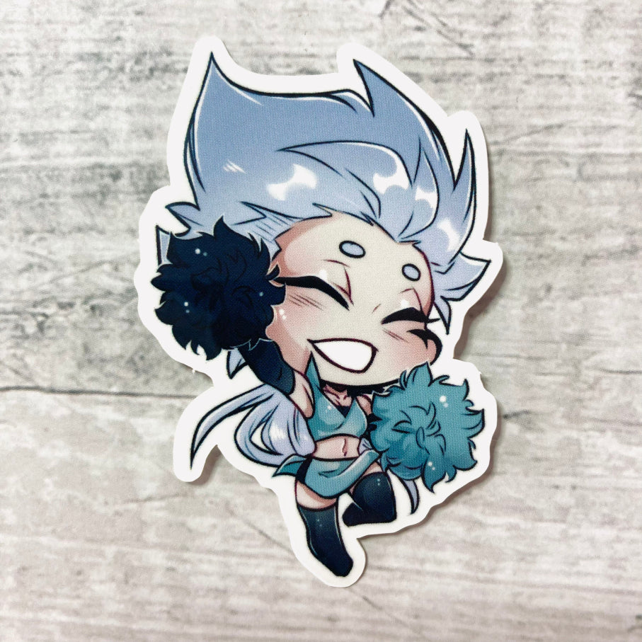 Cheer Chibi Rasca Sticker