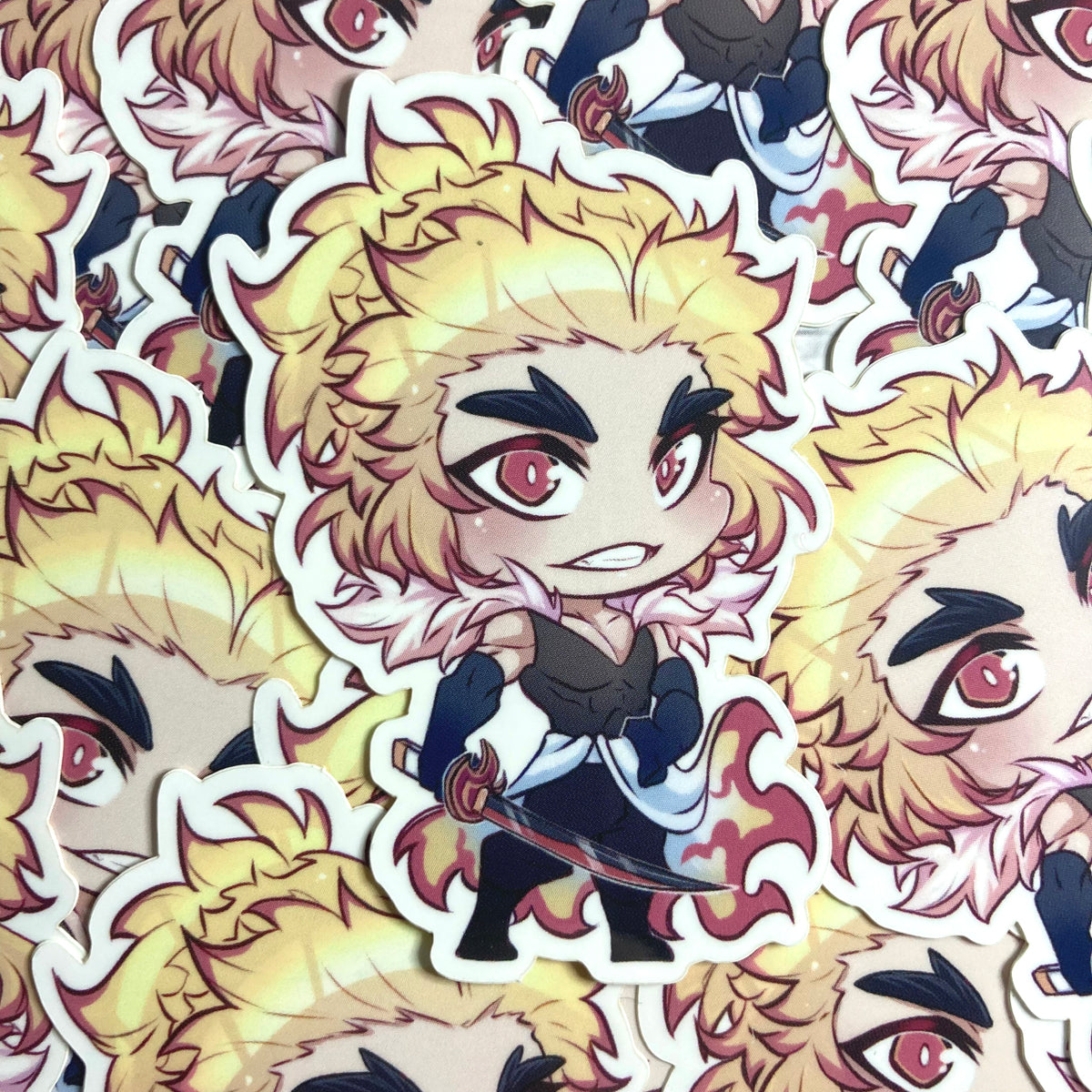 Chibi Rengou Sticker Rengoku Sticker – Zylk Online Shop
